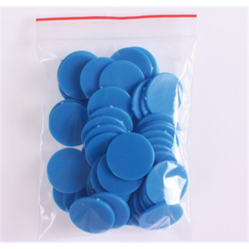 100 Cái/lốc 25Mm Chip Poker Bằng Nhựa Sòng Bạc Lô Tô Dấu Đột Quyết Vui Họ Câu Lạc Bộ Chơi Bảng Đồ Chơi Sáng Tạo 9 màu Sắc