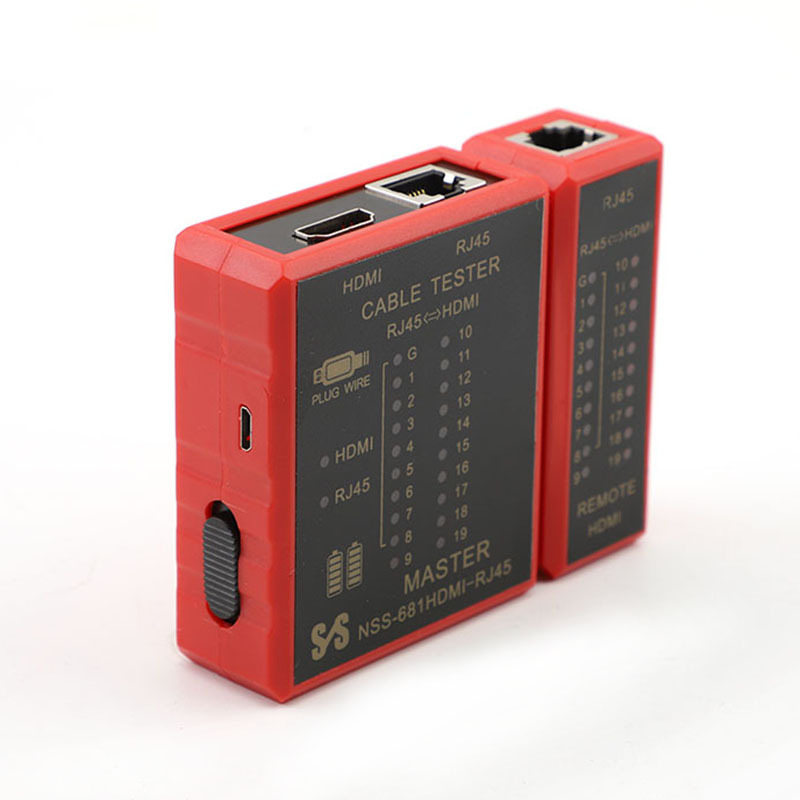 OULLX-probador de Cable Ethernet Compatible con HDMI, red Lan RJ45 8P8C POE, herramienta de prueba de línea telefónica RJ11 antiquemaduras, protección POE