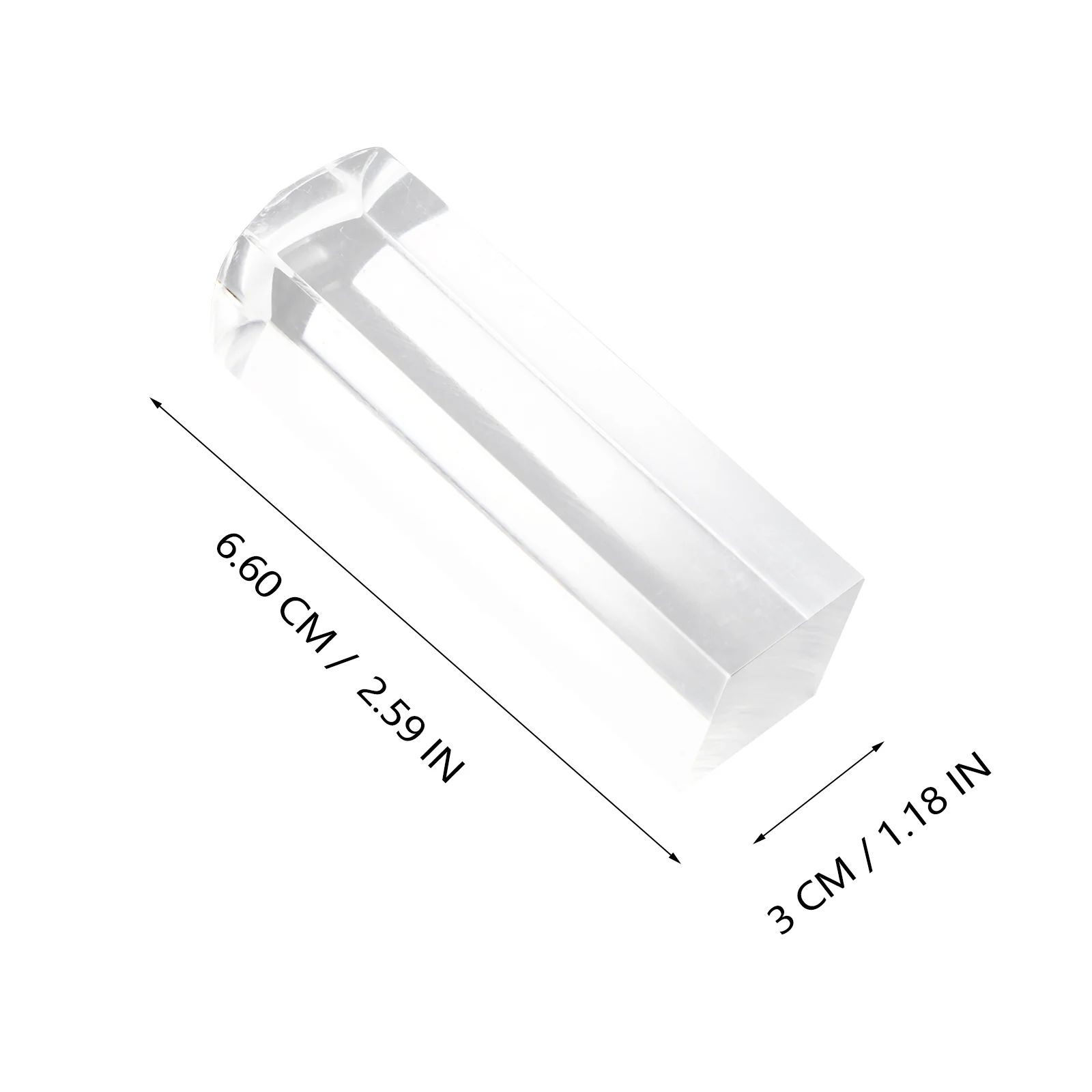 5 ชิ้นตัวอักษรโปร่งใส Blank Square Seal ตัวอักษรแสตมป์อะคริลิคขัดเงา DIY