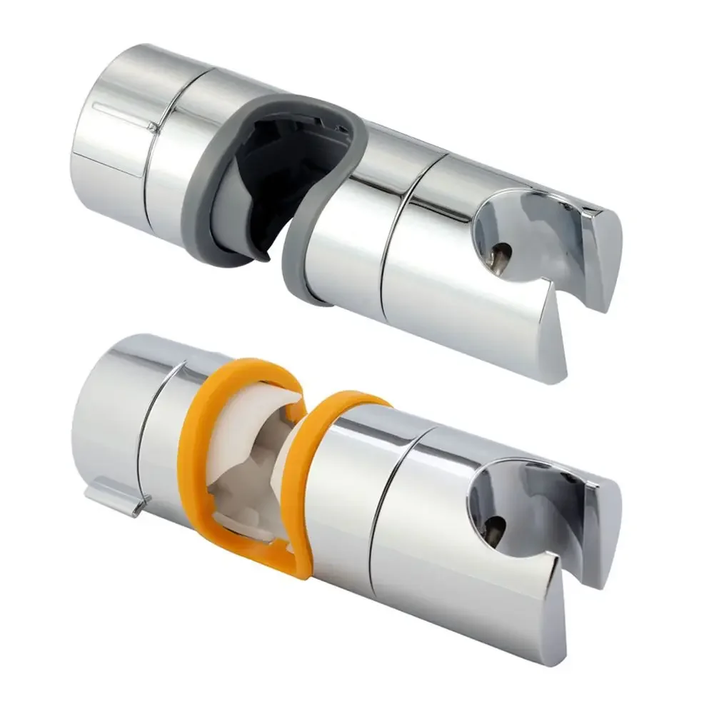 Verstellbarer Duschkopfhalter, 22 mm – 25 mm, Universalhalterung, ABS, verchromt, Handbrauseschiene, Schieberklemme