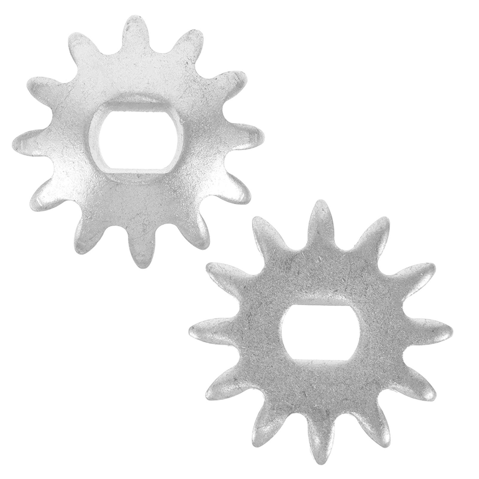 2 Buah Roda Gigi Pengganti Pengangkat Aksesori Truk Logam Dudukan Mobil Ponsel Jack Horizontal Universal