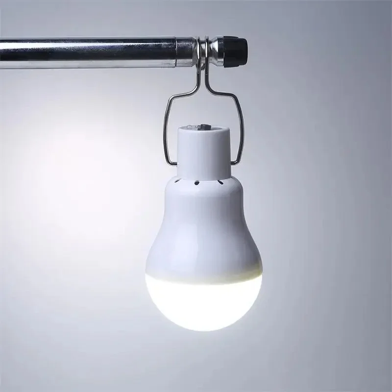 LED-Solarlampe mit Hakenleuchte, wasserdicht, für den Außenbereich, Camping, Solarlampe, energiesparende Glühbirne, Garten, Hof, Wegeleuchte