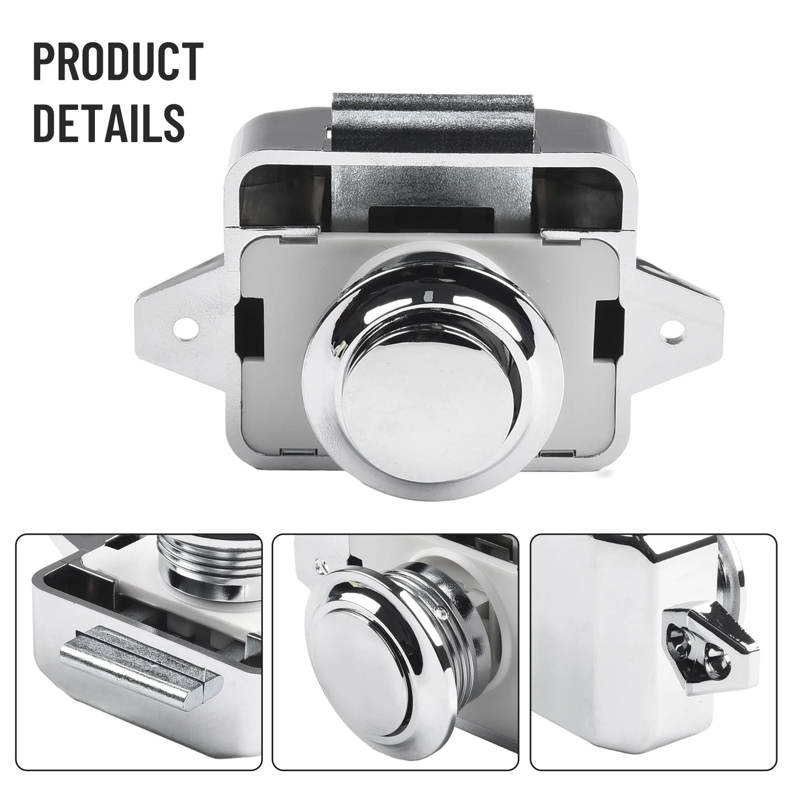 Keyless RV Push Kast Sloten Kastdeur Vangsten Sloten Kastdeur Camper Kast Camper Caravan Klinkknop