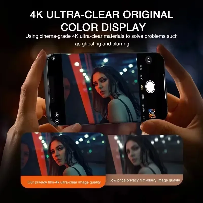 Protector de pantalla de privacidad de cubierta completa, 2 uds., para iPhone 15, 11, 12, 13, 14 Pro Max Mini, vidrio antiespía para iPhone 16 XR X XS MAX 7 Plus