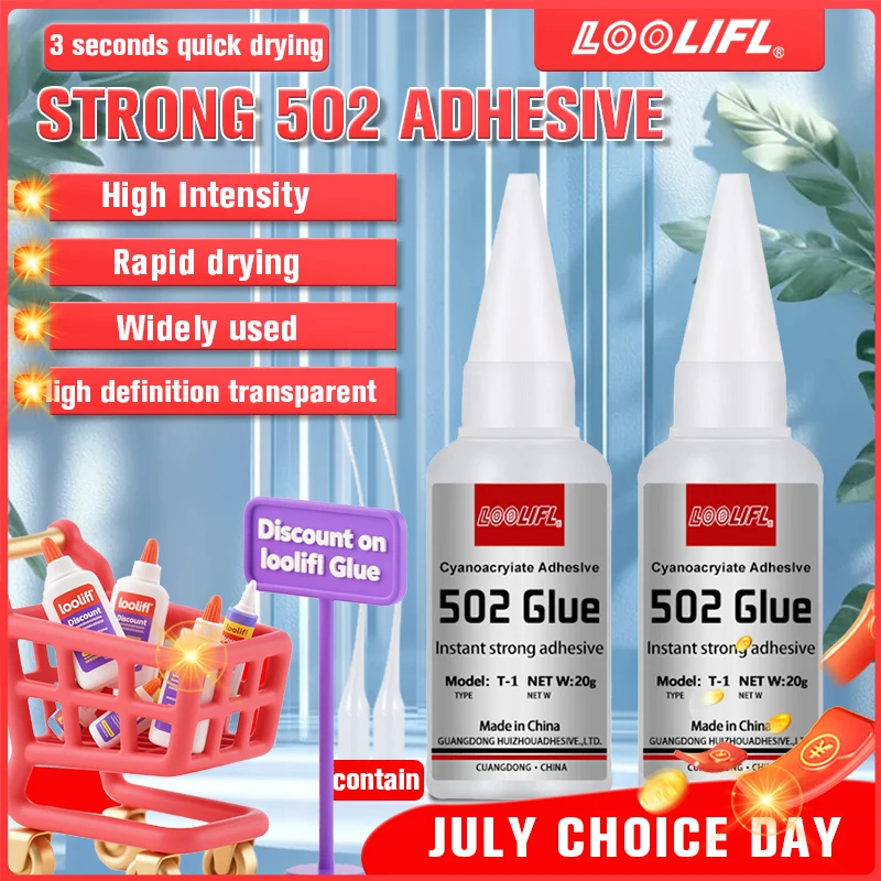 Pegamento Universal rápido 502 Super Glue Bond de alta calidad para juguetes, manualidades, zapatos, papel, madera, plástico, reparación rápida, venta directa de fábrica