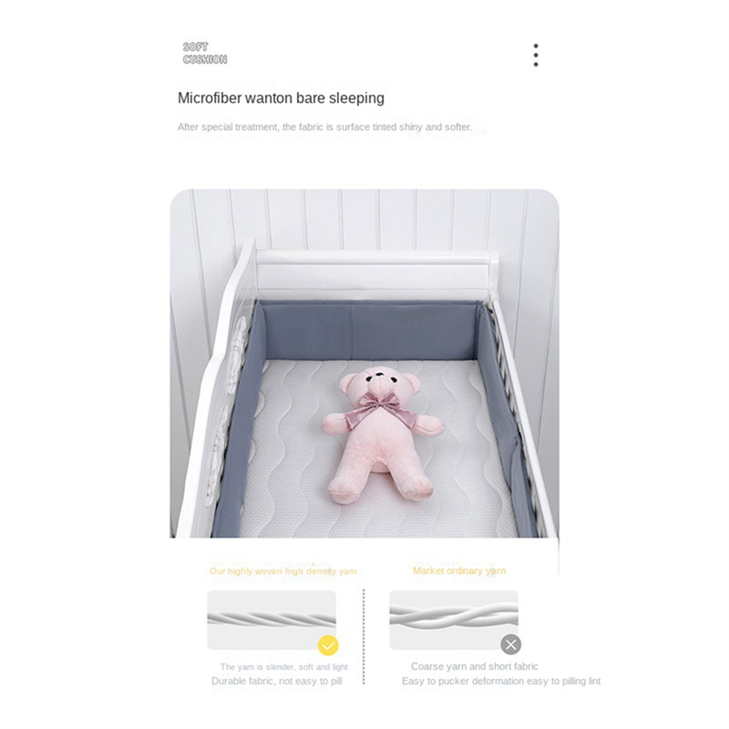 Riel para cama de bebé confiable, protector de cama, circunferencia de cama, valla para cama de niños, puerta suave General, riel para cuna