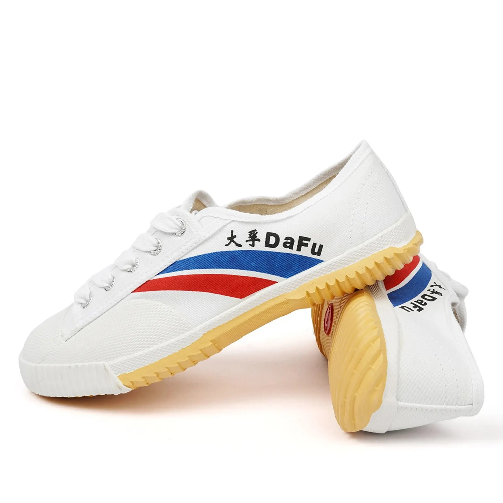 Sapatos de treinamento clássico original Dafu-Kungfu, tênis de artes marciais, branco, 3002