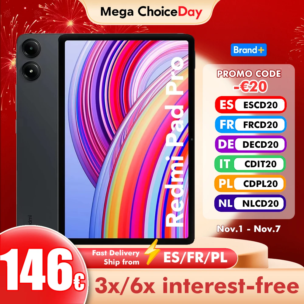 Tableta Xiaomi Redmi Pad Pro 12,1" Wi-Fi 6GB/128GB 8GB/256GB Versión Global