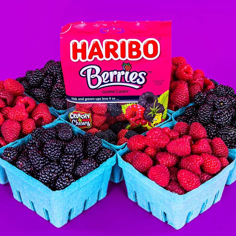 Haribo Gummi Candy Berries/Happy Cherries/Peaches/Happy Cola/Bears 5oz(142g)*3 packs