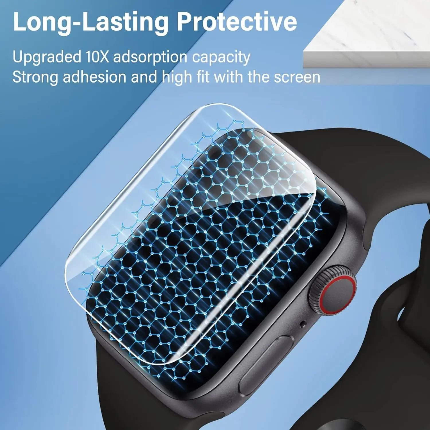 5 個の保護フィルム Apple Watch スクリーンプロテクター 49 ミリメートルアクセサリー 40 ミリメートル 44 ミリメートル 45 ミリメートル 41 ミリメートルシリーズ 10 46 ミリメートル 42 ミリメートル 9 8 7 Se ウルトラ 2