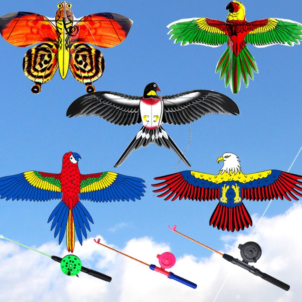 30 Meter Garden Outdoor Sports Children Gift Kite Line Large Eagle Kites Flying Bird Kites Plastic Eagle Kite