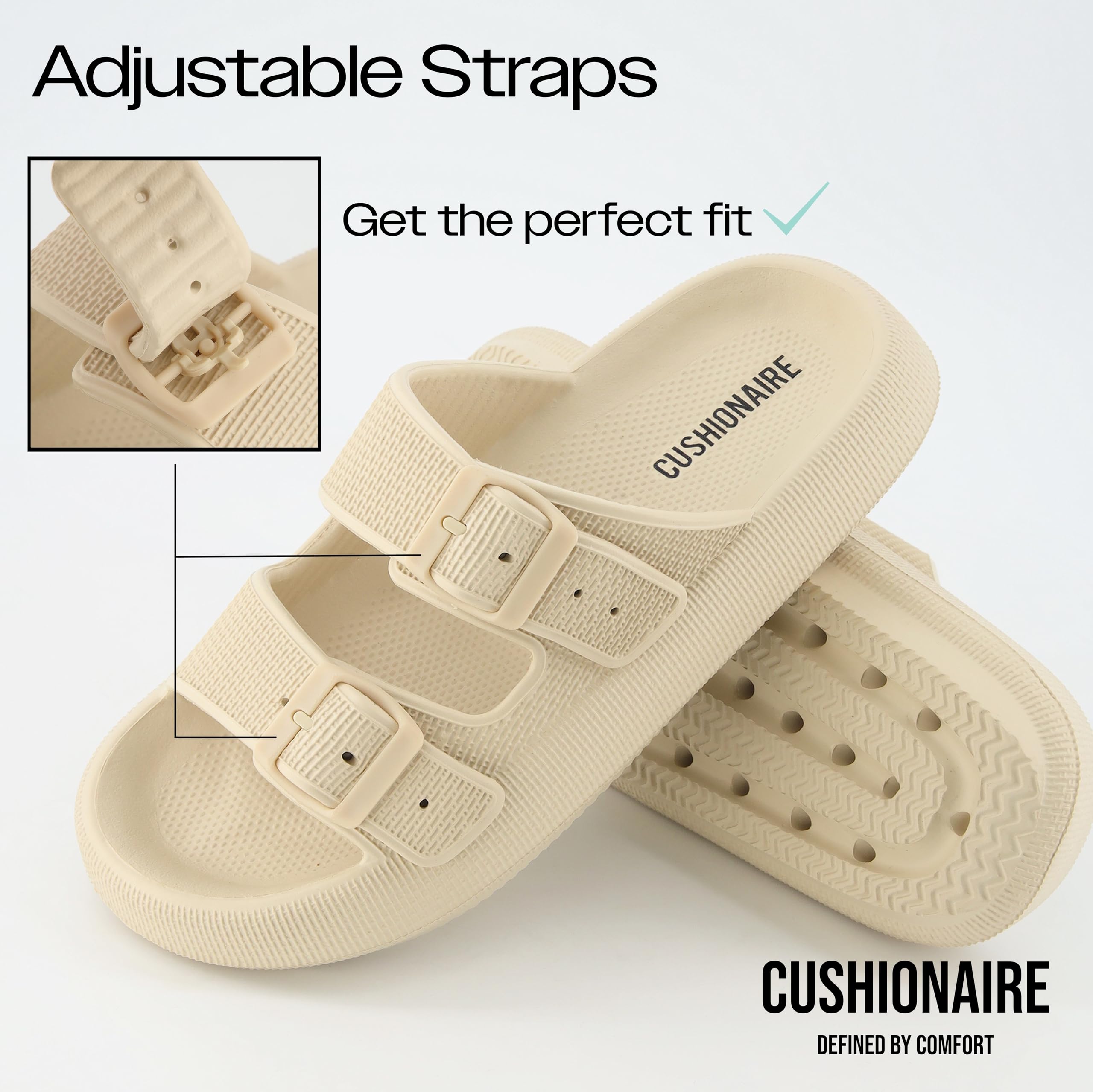 Asgard Summer Platform Sandals For Women Fashion Soft Cloud Beach Slippers With Double Buckle 2025 New Comfort EVA Flat Slides