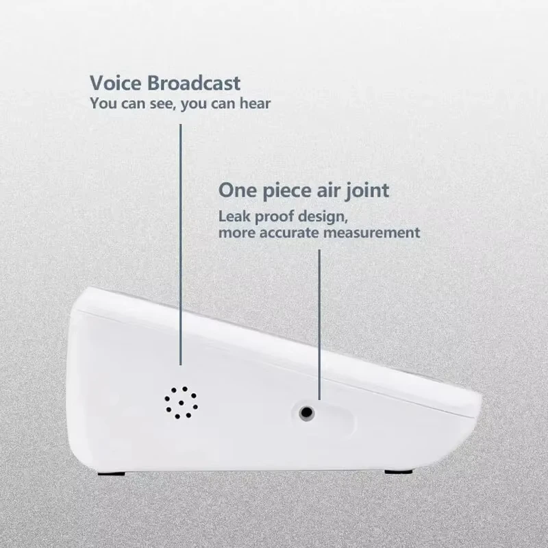 Monitor de presión arterial AJC, tonómetro Digital, medidor de presión arterial para la parte superior del brazo, esfigmomanómetro médico automático BP, pulso