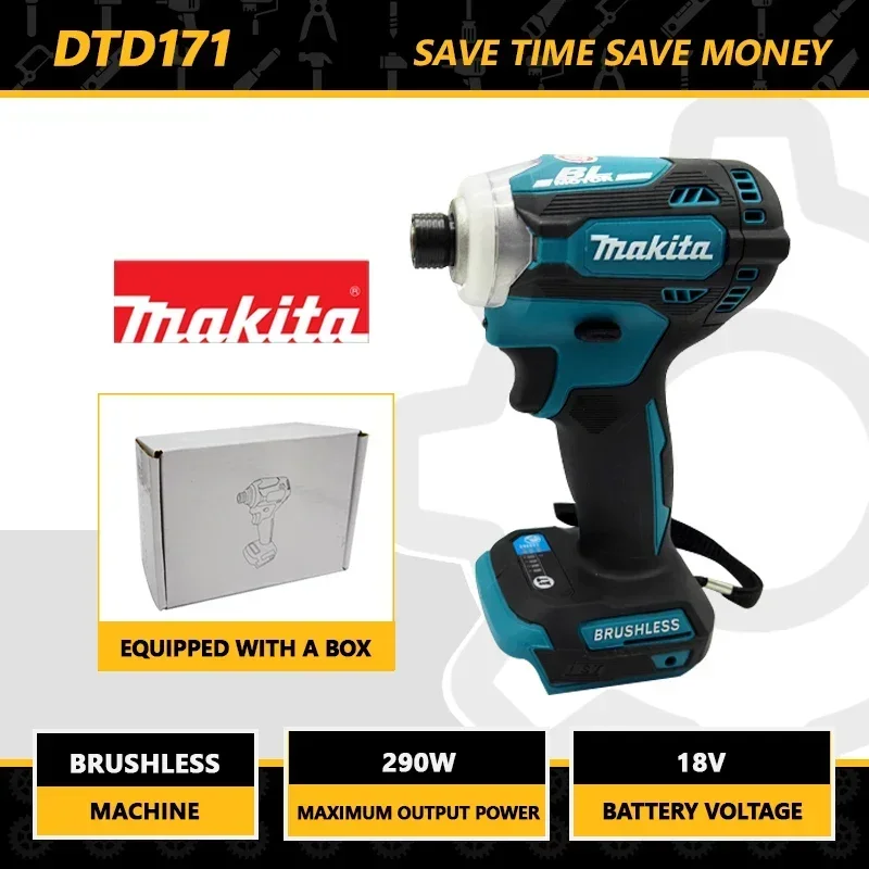 Makita Brushless Electric Tools DTD171 Cordless Impact Driver, Motor Bare Tool power tmakita 18v toolools Makita power tools