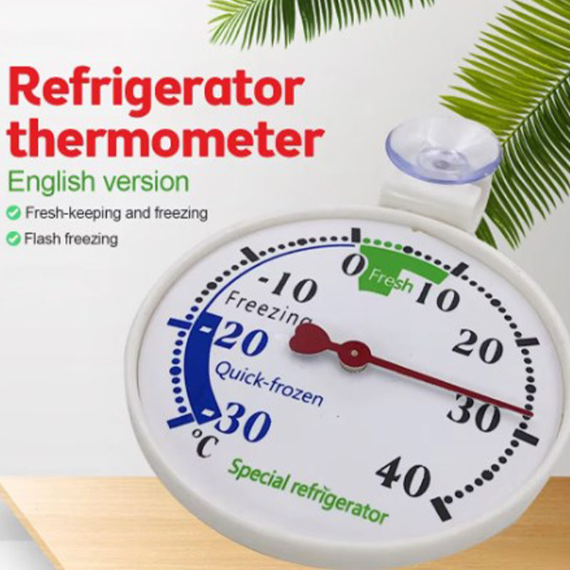 Kühlschrank-Gefrierschrank-Thermometer, Kühlschrank-Kühltemperaturanzeige, Heimgebrauch, Küchenzubehör, Werkzeuge mit Saugnapf