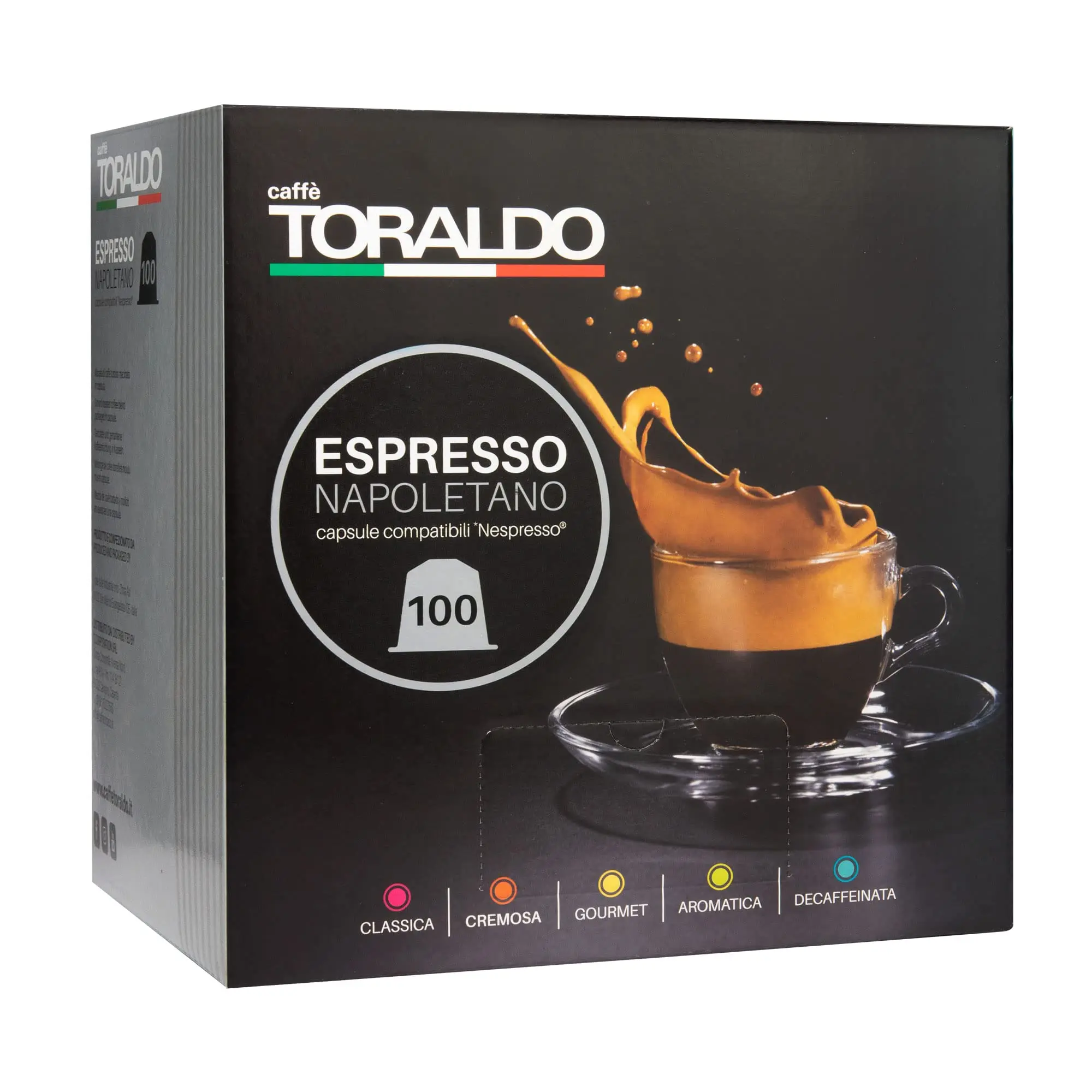 TORALDO KOFFIE Nespresso |   Compatibele capsules Nespresso * (100 stuks, klassieke mix)