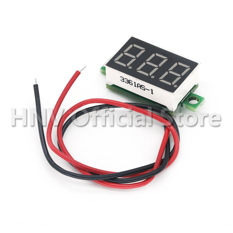 0.36 inch DC 4.7-32V 2 Wires Mini Digit Display Voltmeter Mini LED Digital Panel Volt Voltage Meter Instrument Car 12V 24V