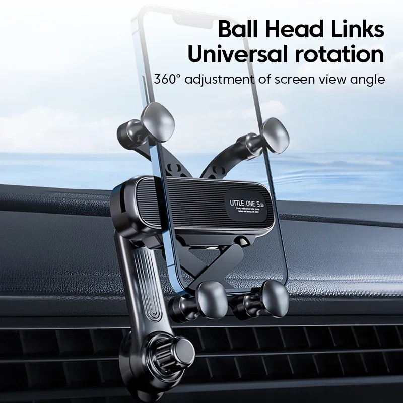 Suporte do telefone do carro de gravidade montagem de ventilação de ar suporte do telefone celular no carro suporte móvel para iphone 13 12 xiaomi universal gps suporte