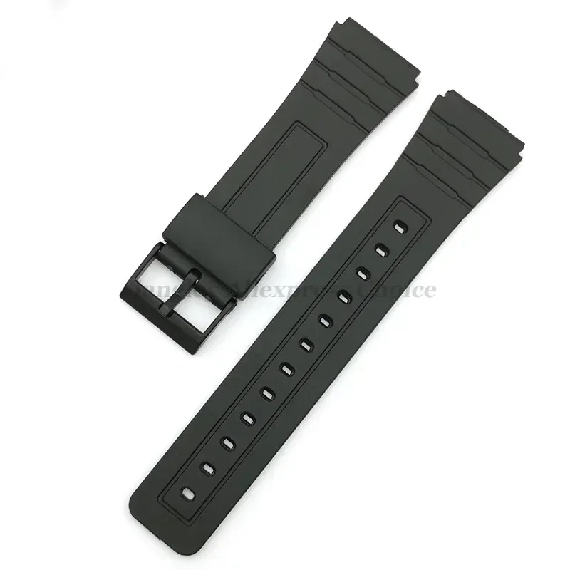 Pulsera para CASIO correa de silicona para reloj 12/14/16/18/20/22mm para W800H SGW400 F91W F84 F105/108 A158/168 AE1200/1300 cinturones de resina