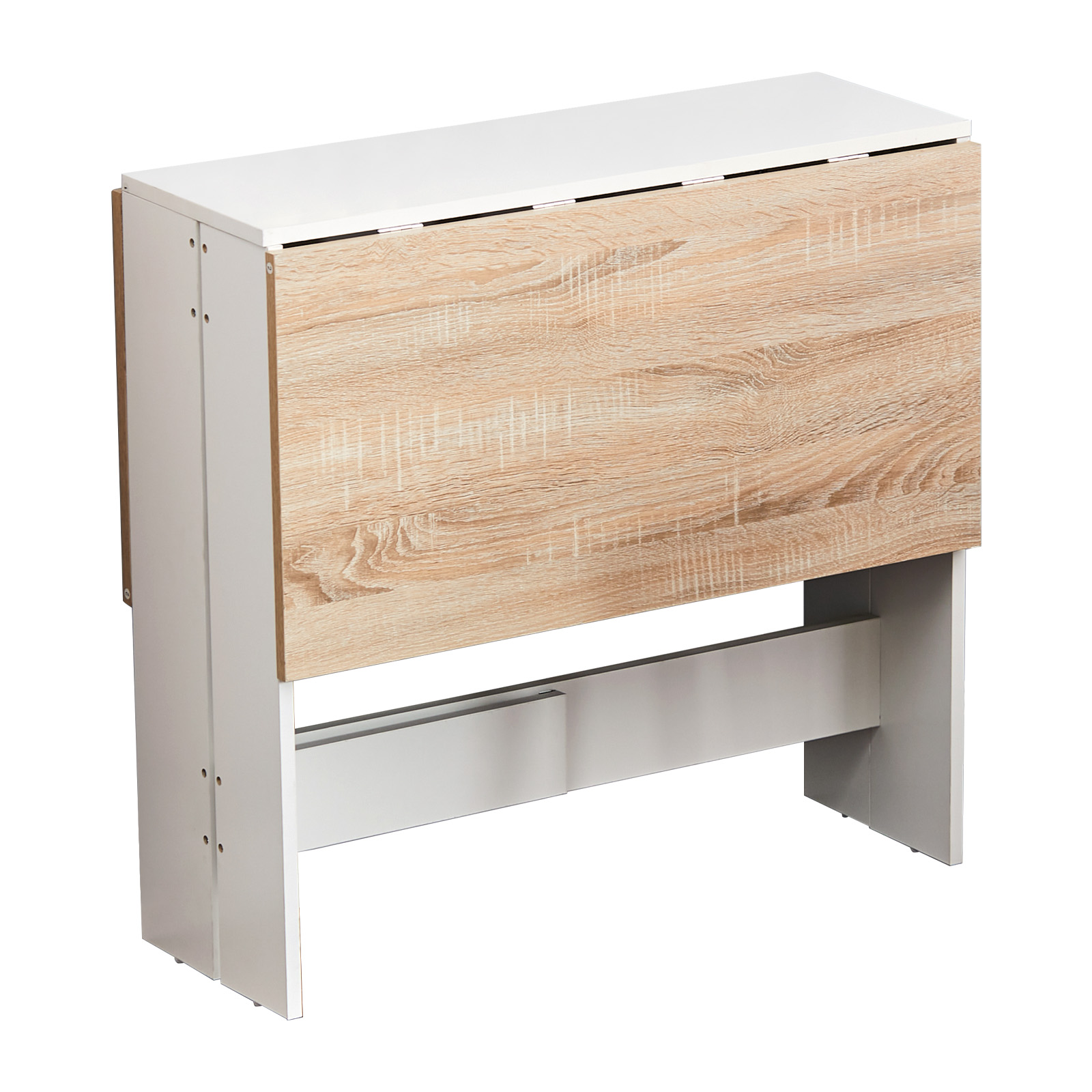 Foldable Wooden Dining Table Compact Kitchen Living Room Furniture