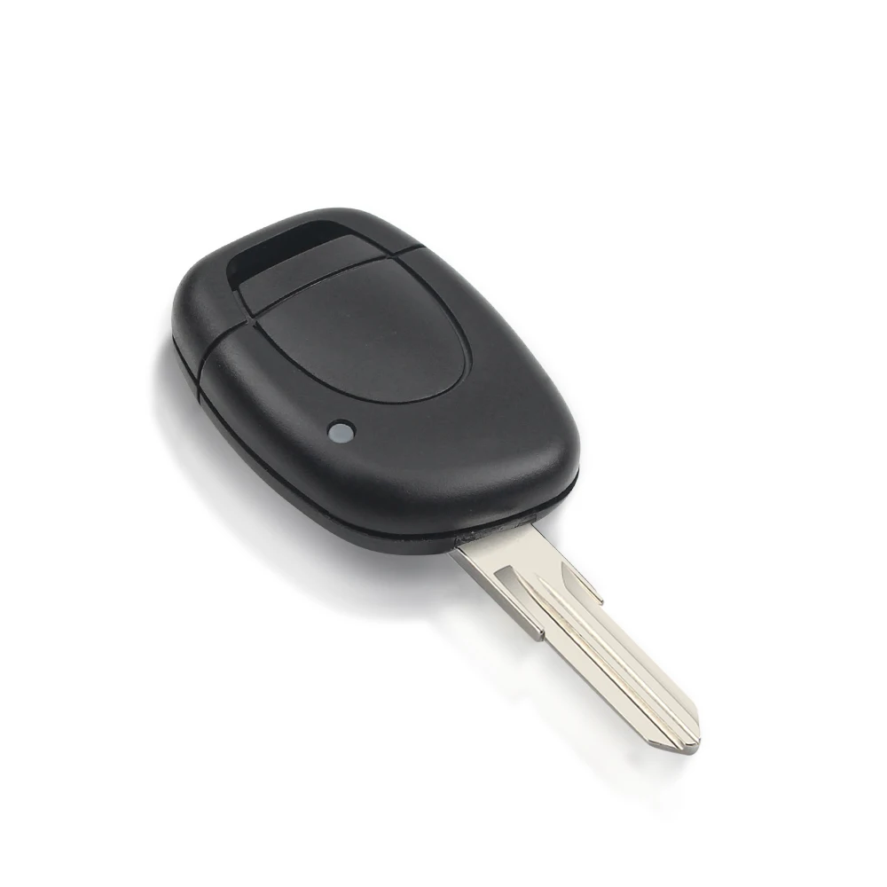 Keyyou 1 botão sem cortes escudo chave remota do carro para renault twingo clio kangoo mestre sem chip keyless entrada fob chave caso substituição