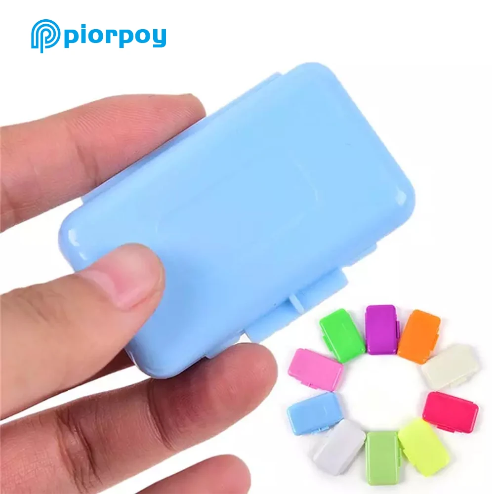 Piorpoy 10กล่องขี้ผึ้งสำหรับจัดฟันสำหรับจัดฟันสวมใส่ฟอกสีฟัน10ชนิดแท่งขี้ผึ้งกายอุปกรณ์ทันตกรรม