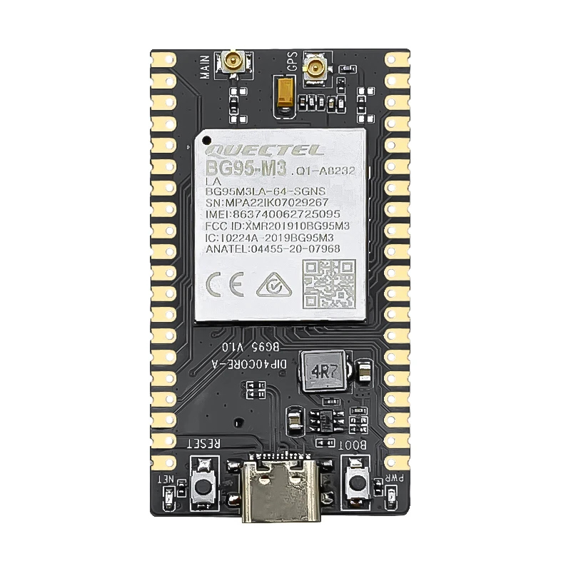 QUECTEL BG95-M3 LPWA GSM NBIOT CATM módulo Global receptor GNSS 40PIN OUT PCBA tipo C Mini placa de desarrollo con ranura para tarjeta SIM