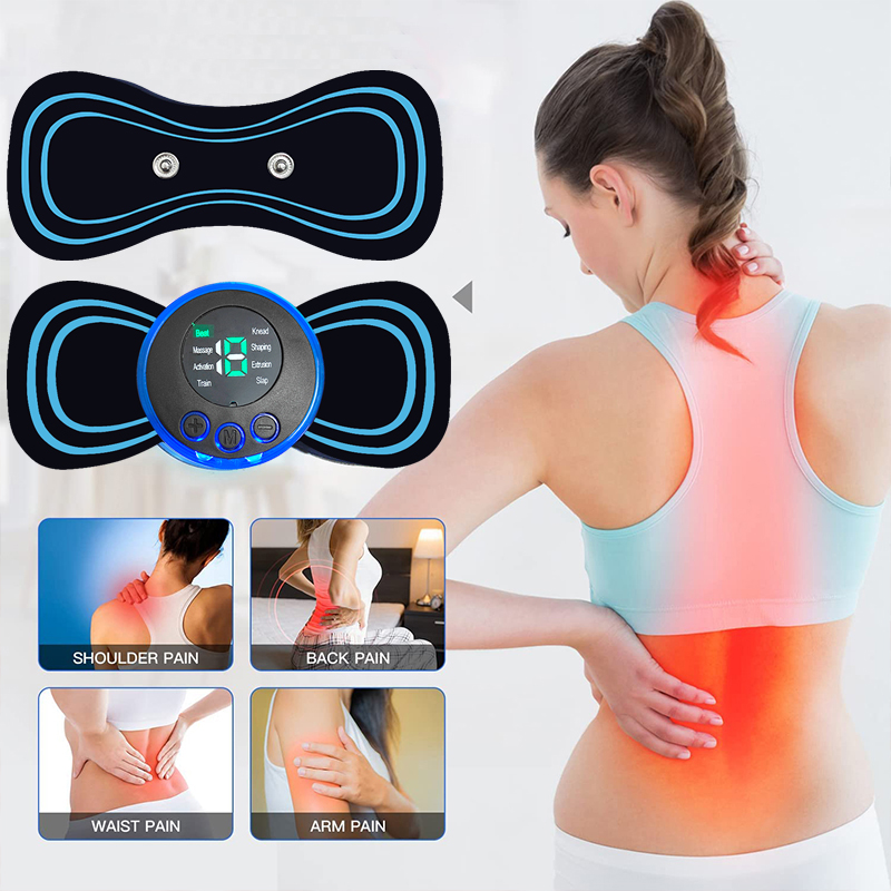 Ersatzpflaster, intelligentes Zervikalmassagegel für Mini-Hals, Schulter, Rücken, Amr, Beinmassagegerät, Schmerzlinderung, Ersatzaufkleber