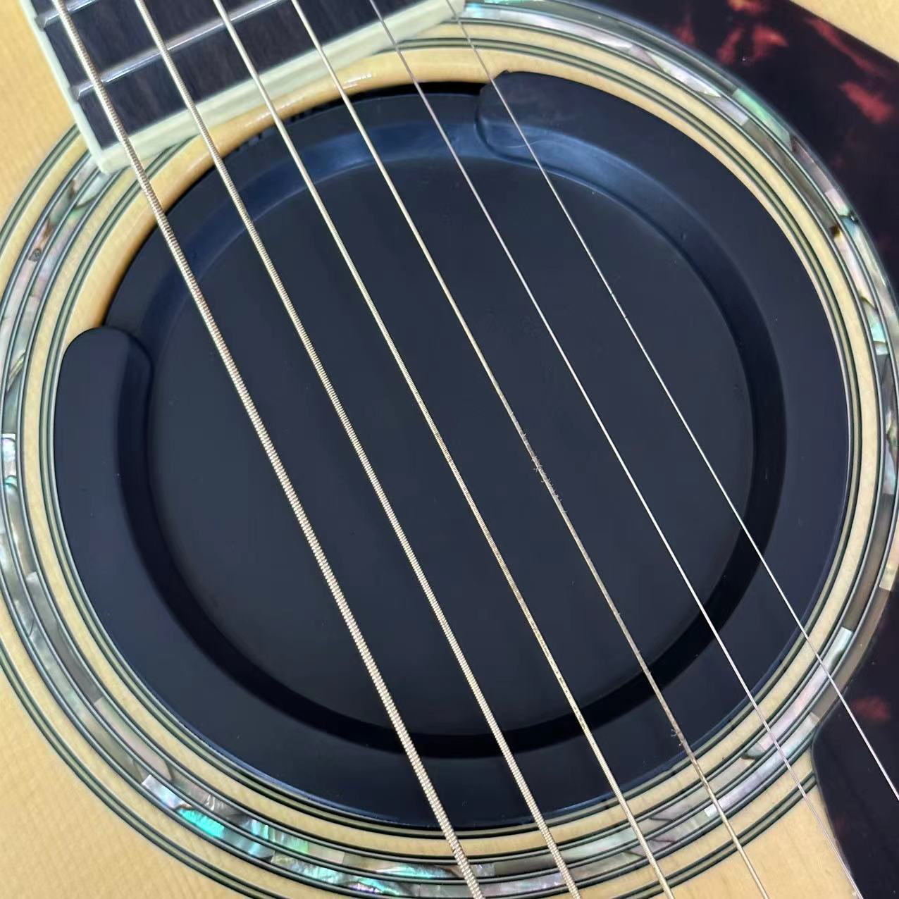 Cubierta de orificio de sonido para guitarra acústica y eléctrica, reducción de ruido clásica, silenciador Buster, evita comentarios para accesorios de guitarras