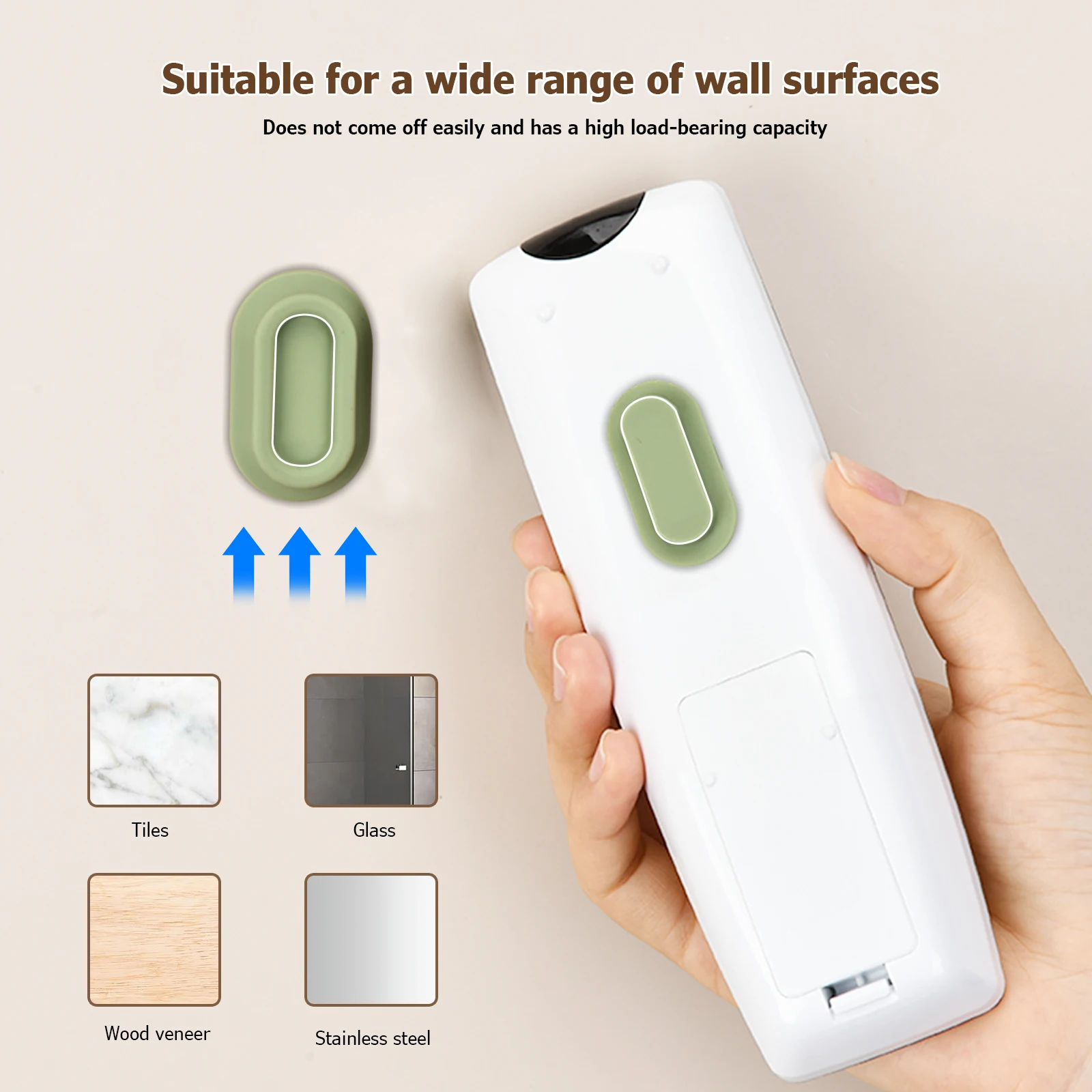 Magnetic Remote Control Bracket, Self-Adhesive Wall Mounted Storage Bracket for Remote Controls, Household Goods Storage