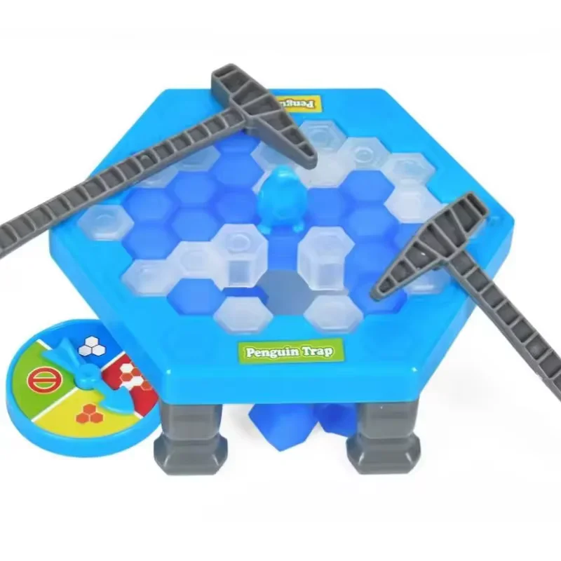 Mini Interactive Indoor Board Game Trap Ice Break Save Penguin Family Entertainment Toy Kids Parent-Child Gift Fun Table Game