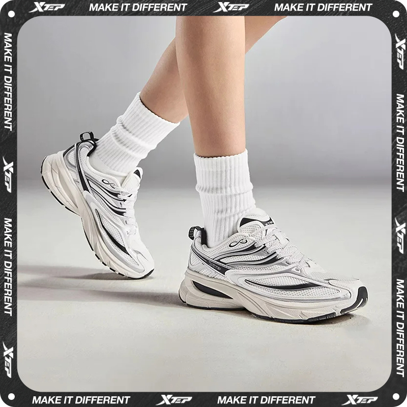 Xtep Little Basque 2, повседневная мужская обувь, лето 202, винтажные дышащие удобные нескользящие прочные кроссовки 875219320017