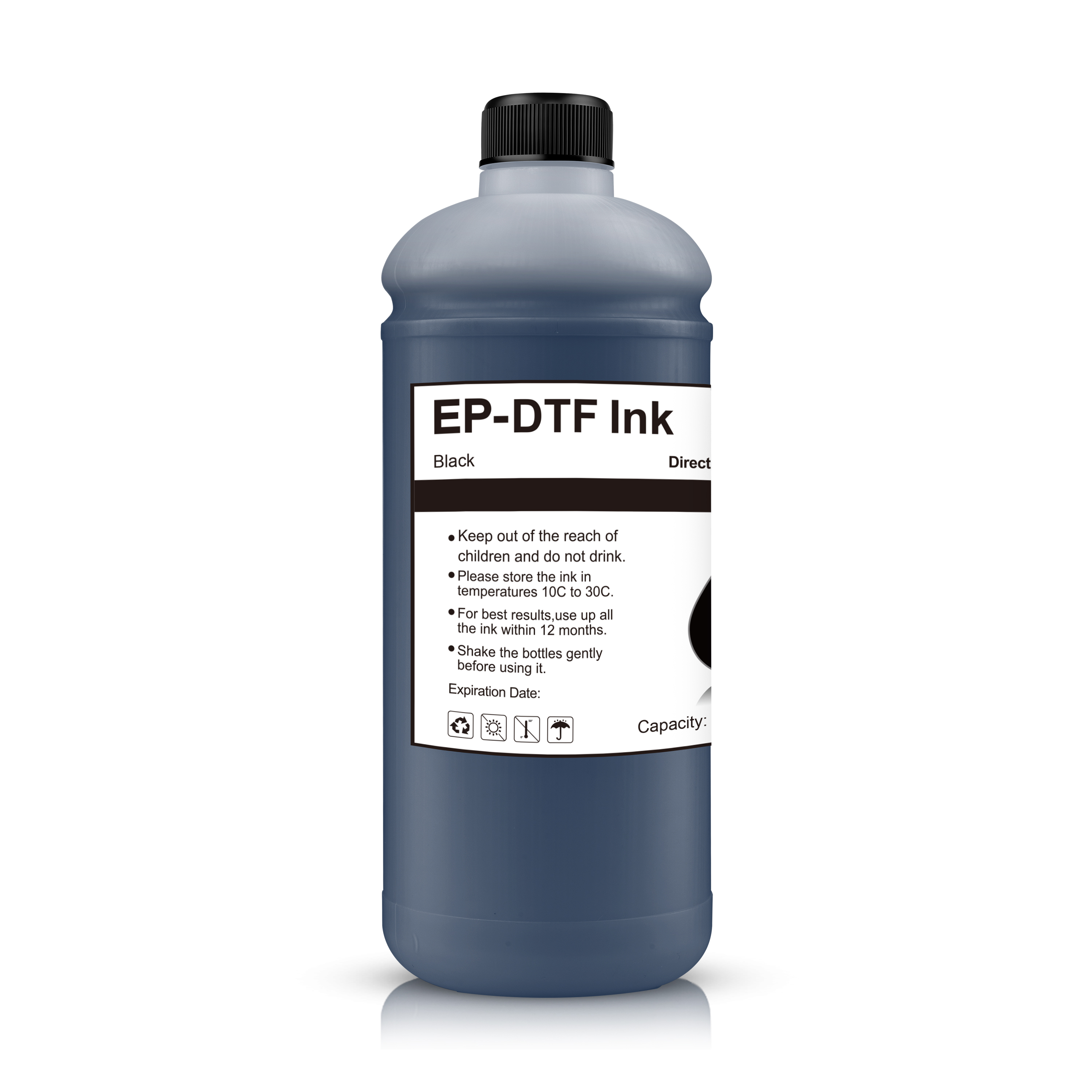 EP-DTF-Tinte, 500 ml, direkt zu übertragende Filmtinte für Epson-Druckkopf i3200 XP600 TX800 L1800 1390 L805, alle DTF-Tintendruck