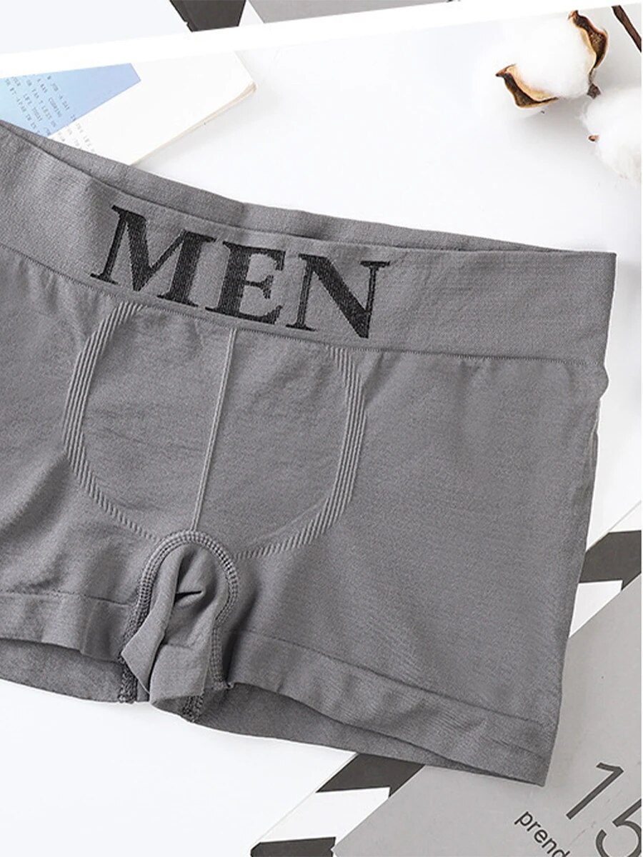 5 uds. Calzoncillos Boxer cómodos de Color liso elástico alto para hombre pantimedias transpirables