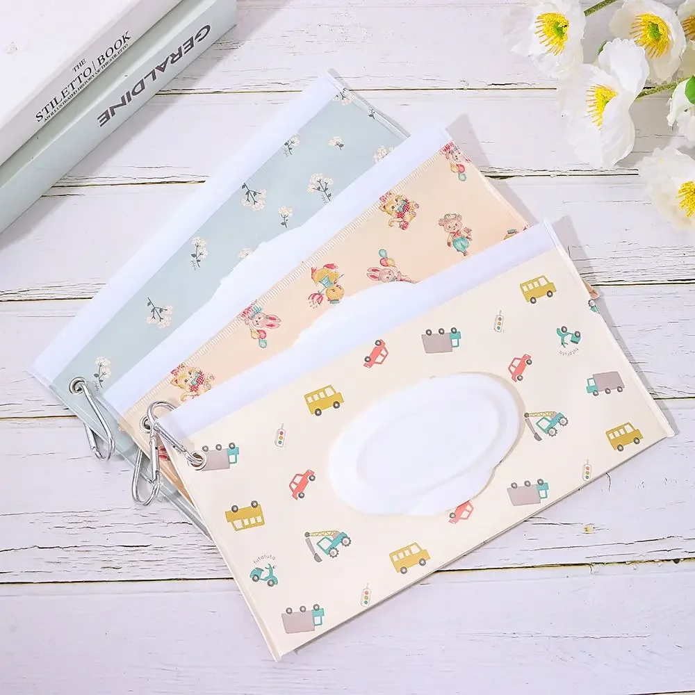 Eva bebê toalhetes molhados bolsa portátil fivela toalhetes titular caso flip capa snap-cinta reutilizável toalhetes molhados bolsa recarregável caixa de tecido