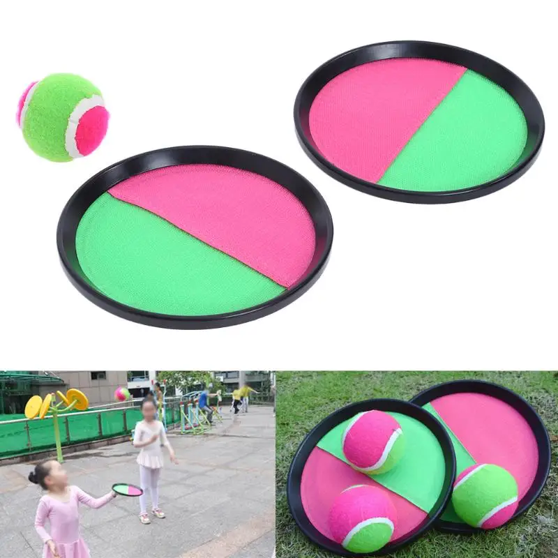 1 Juego de pelota pegajosa con ventosa para niños, juego de pelota para atrapar, lanzar y atrapar juguetes deportivos interactivos al aire libre para padres e hijos