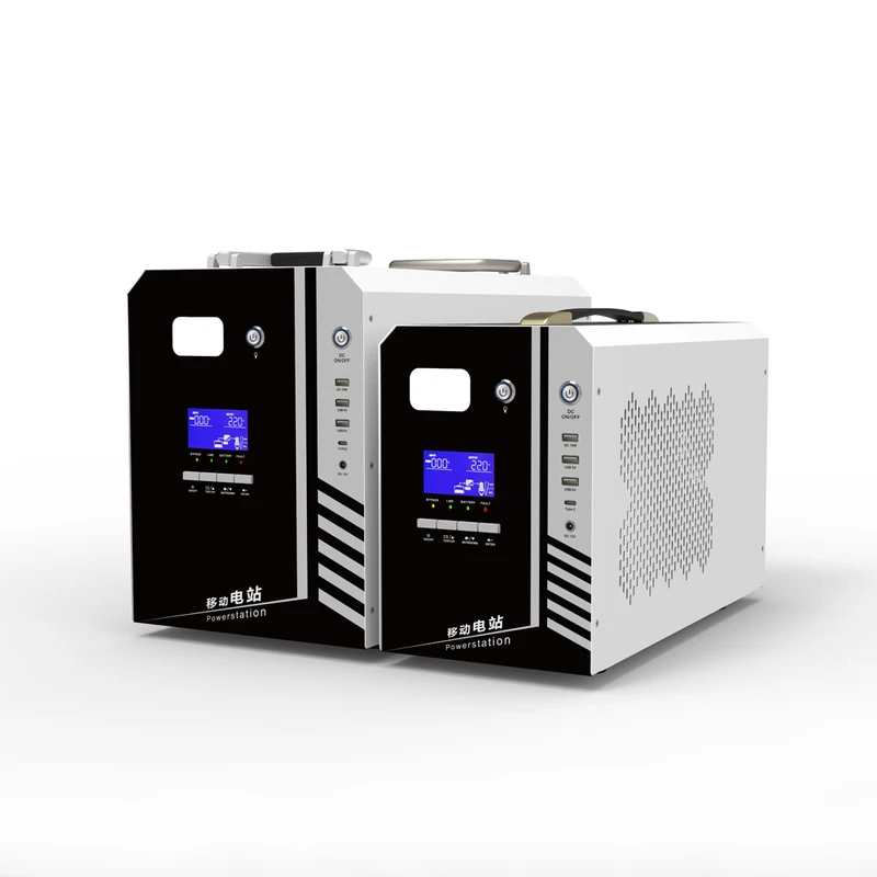 central eléctrica portátil al aire libre monofásica en línea de alta frecuencia de UPS 1000VA 1kVA de la batería Li Ion