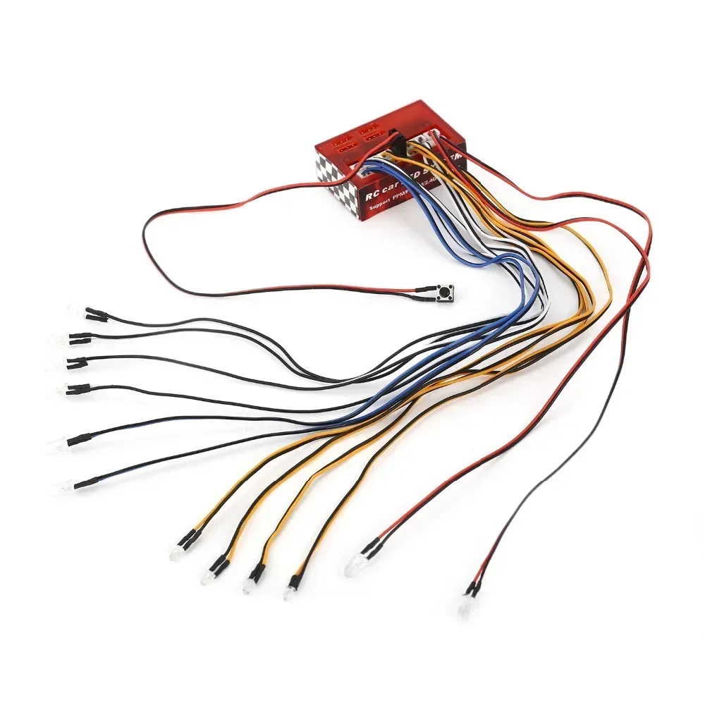 3mm 5mm 8mm 10mm RC Car LED Light Lamp Headlamp Headlight Taillight Set for 1/10 1/8 1/12 Model Crawler Drift HPI MN99 MN90 Part