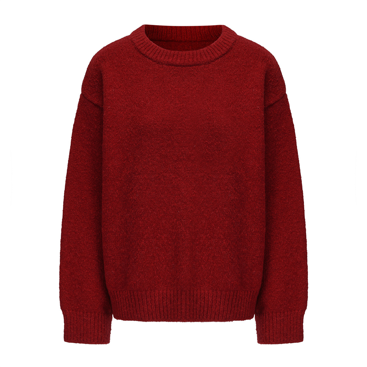 Vintage Y2K Übergroßen Grün Pullover Crewneck Chunky Fuzzy Warme Niedlich Pullover Herbst Winter Jumper