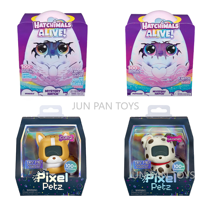 Pufficorn MGA Pixel Petz Dalmatian Corgi Hatchimals Alive Mystery Hatch Surprise Plush Electronics Interactive Kids Toy Boy Gift