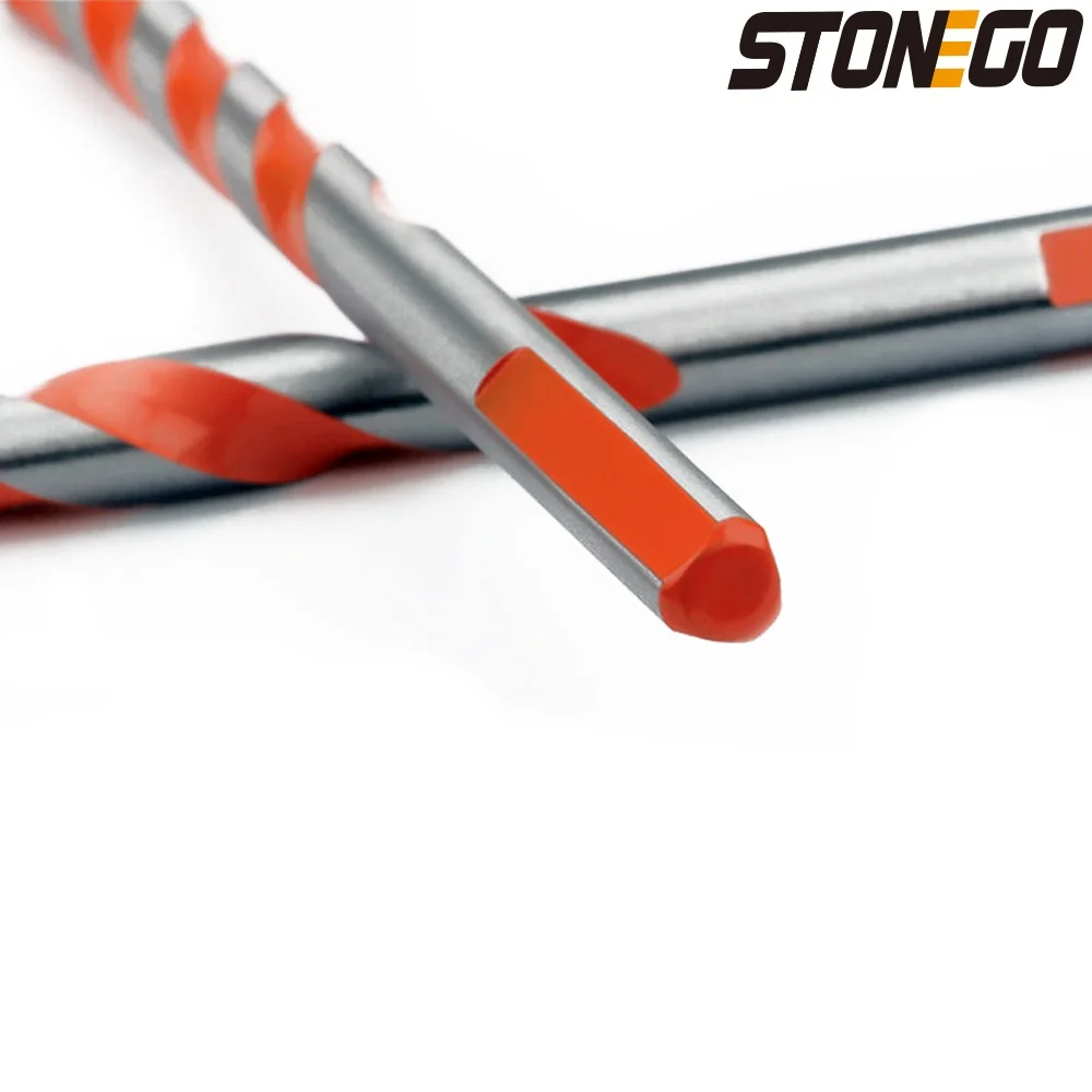STONEGO 5PCS Multifunctional เจาะ Bits กระเบื้องเซรามิคแก้วหินอ่อนเจาะรูทํางานเลื่อยเจาะ Bits 6 มม./8 มม./10 มม./12 มม.