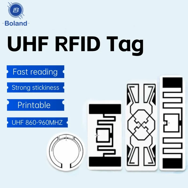 UHF RFID-метка U89 чип пассивный 915 МГц 6C протокол для одежды этикетки парковка библиотека управление складами