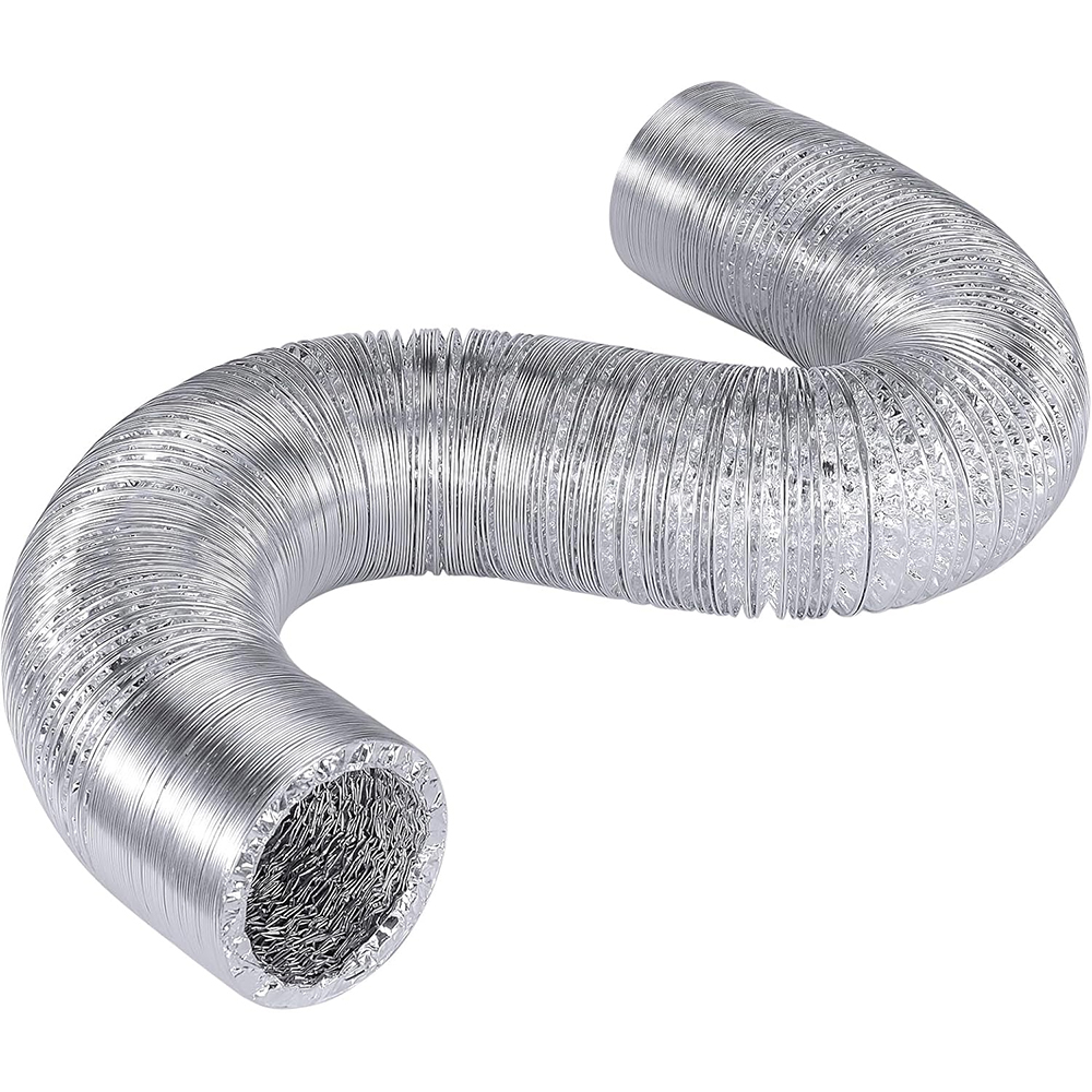 80–200 mm Ventilatorrohr, Aluminium-Lüftungsschlauch, flexibler Abluftkanal für Badezimmer, Küche, System, Entlüftungsrohr, Zubehör