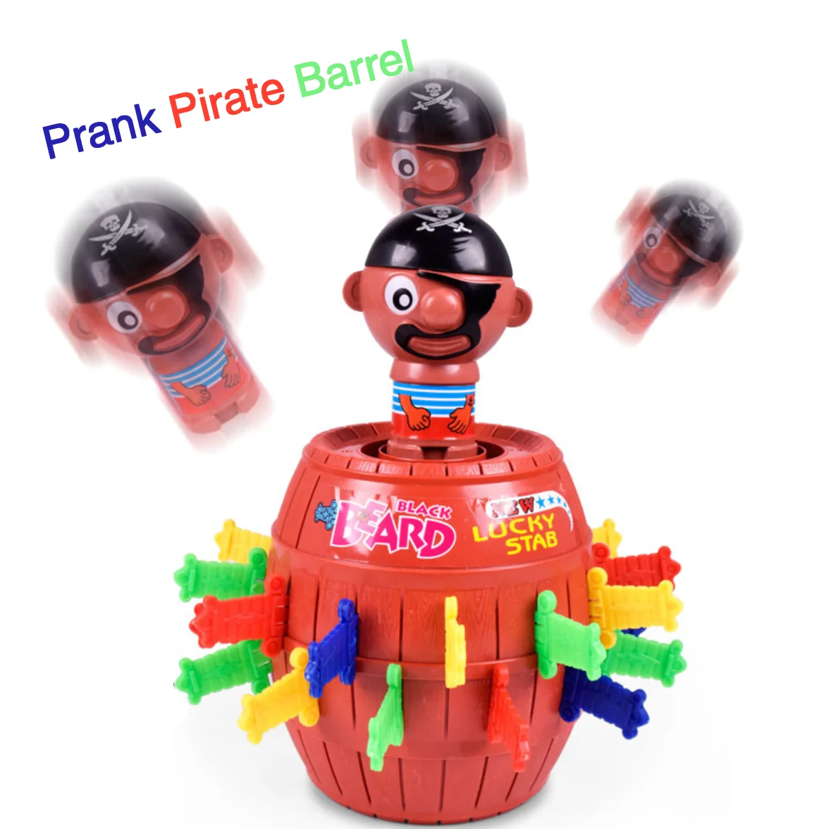 ตลก Pirate Barrel ของเล่น Lucky เกมกระโดด Pirate Barrel ดาบ Popping Prank ของเล่น Interactive ครอบครัวสนุกเกมสําหรับเด็กเกม