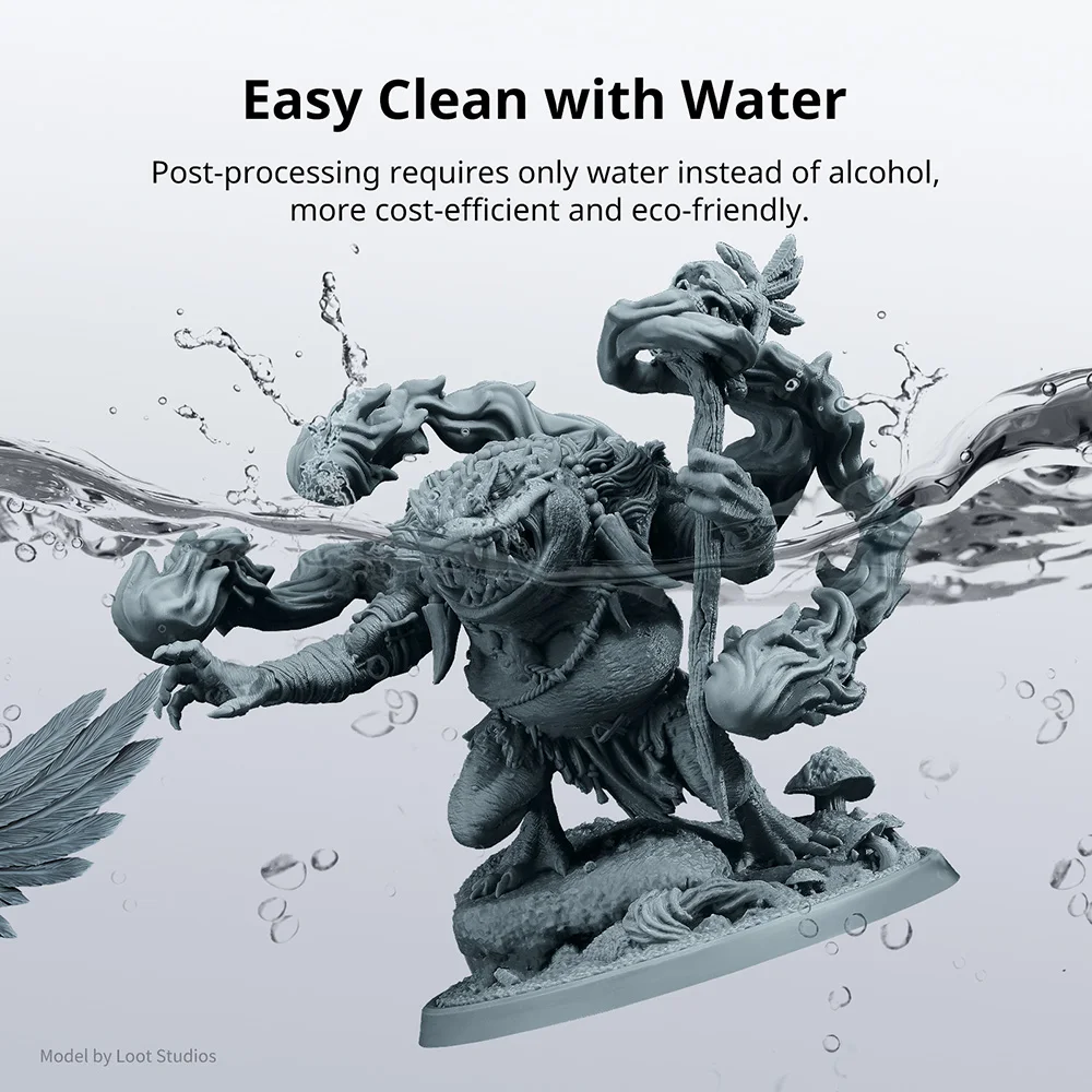 ANYCUBIC Waterwashars voor LCD 3D-printer Hoge precisie Lage geur Lage viscositeit 3D-printen Standaard fotopolymeer