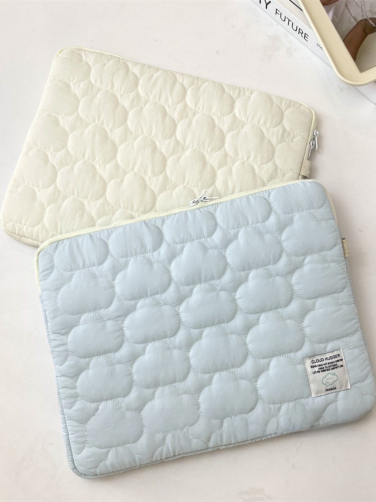 Cute Little Rabbit Cloud Embroidery iPad Tablet Cuter Bag /3/5 Inch Notebook Storage Bag SOZAKKA Digital Accories