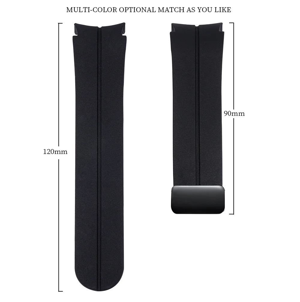 Cinturino magnetico in silicone senza gap per Samsung Galaxy Watch 7 6 5 4 44mm 40mm Pro 45mm Bracciale Galaxy Watch6 Classic 43mm 47mm Band