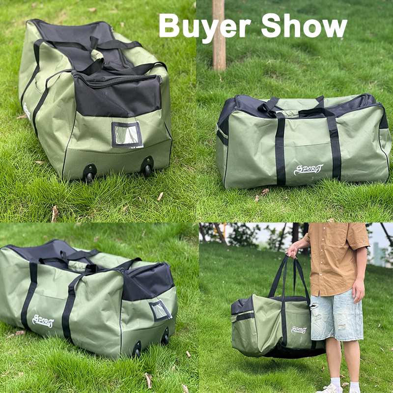 Bolsa de viaje con ruedas Unisex, bolsa de equipaje plegable Universal con ruedas, gran capacidad, impermeable, bolso de almacenamiento