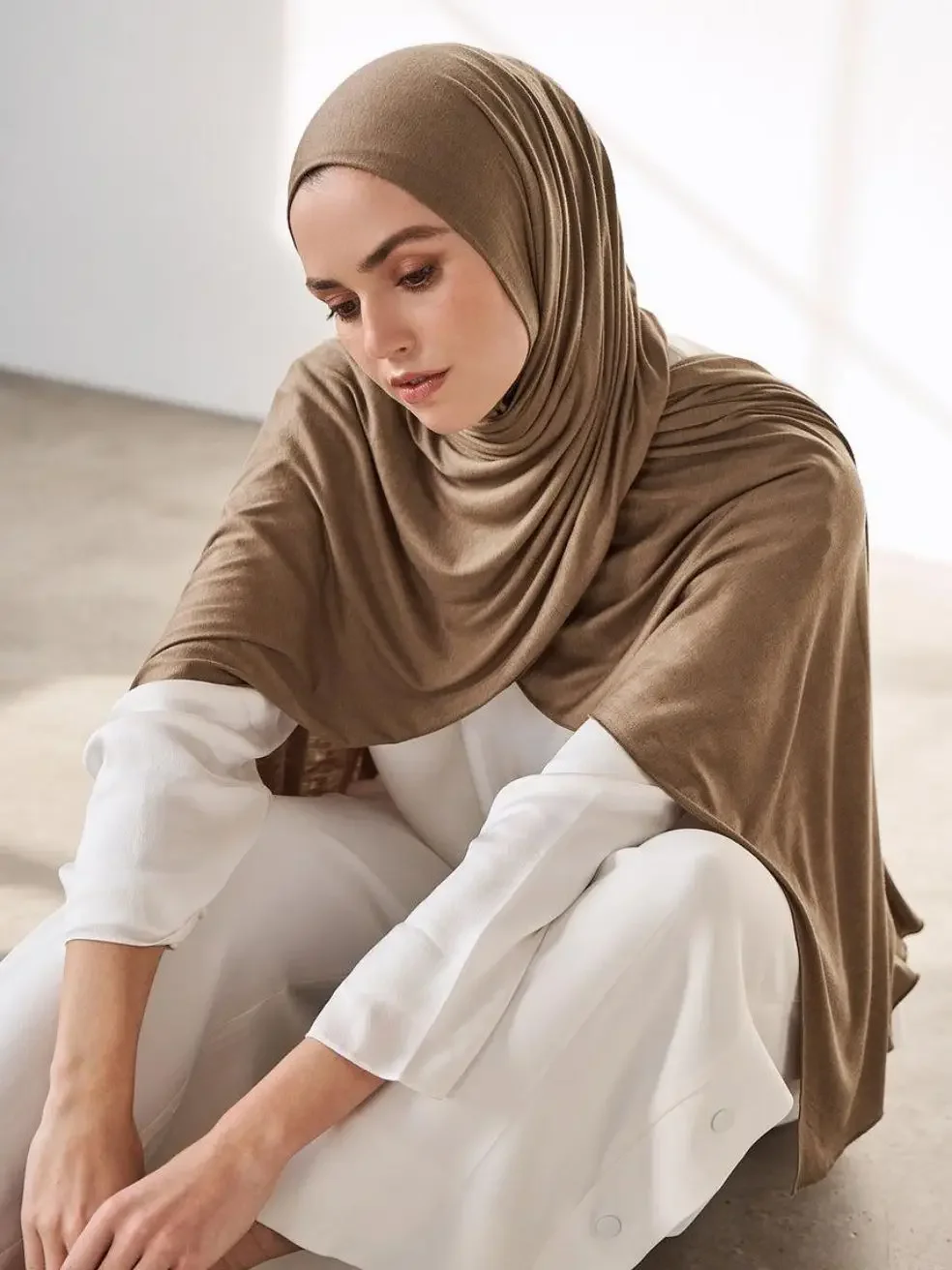 Poliésterjersey hijabs cachecol para mulheres muçulmanas xale elástico fácil hijabs modal hijab cachecóis lenço mulher africana turbante