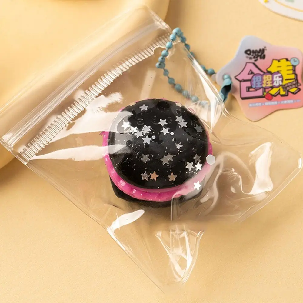 Simulation Bread Keychain Novelty Food Play Slow Rebound Pinch Pendant Funny Creative Waffle Decompression Toy Keyring